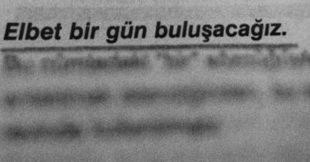 Gökçe Kırgız Elbet Bir Gün Buluşacağız